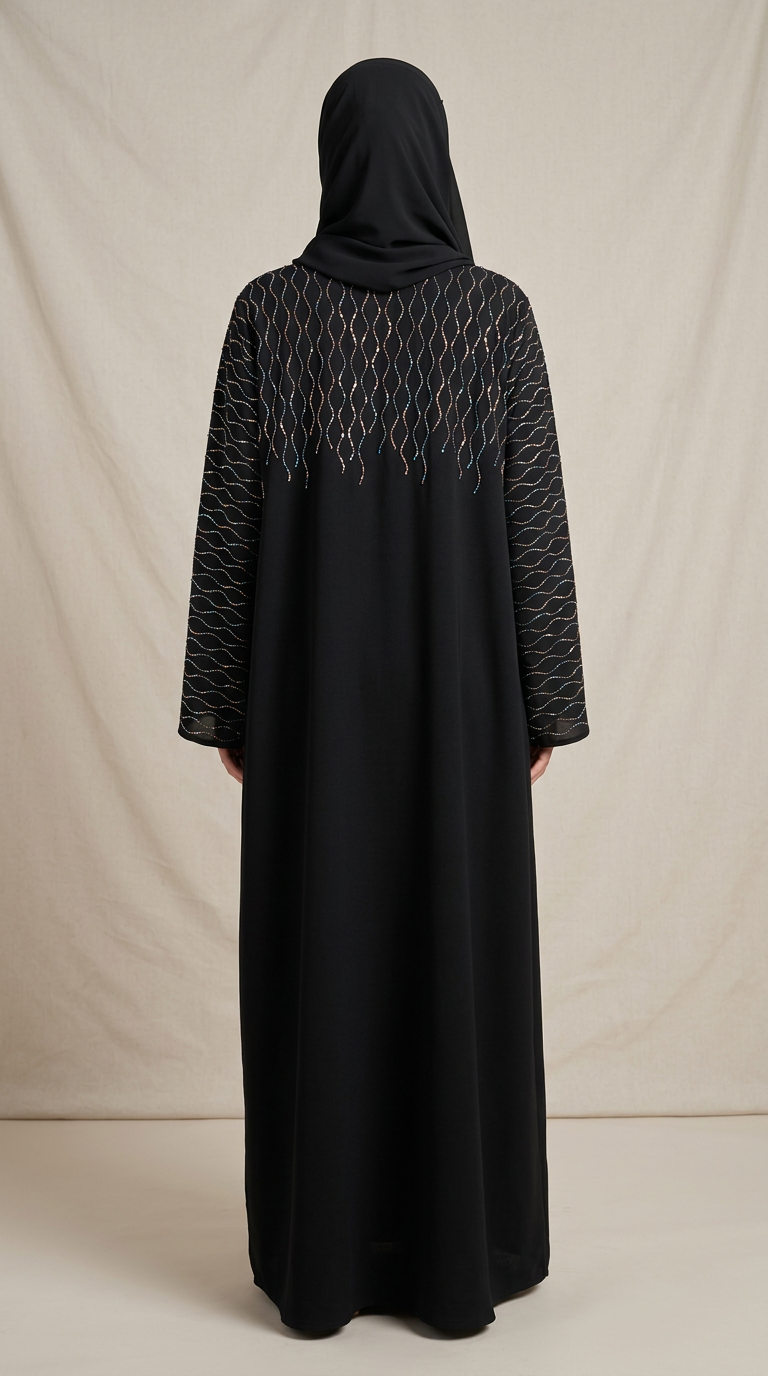 Mom Gem Rush Abaya for women, product photo 3 | Peace & Co. Boutique