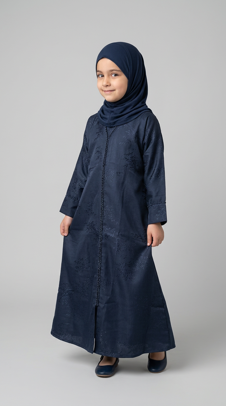 Daughter Moonstone modest abaya for girls, product photo 5