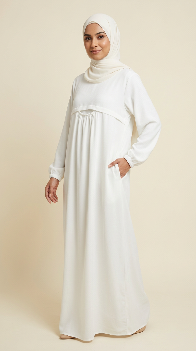 Mother Front Pocket Abaya (H-10)