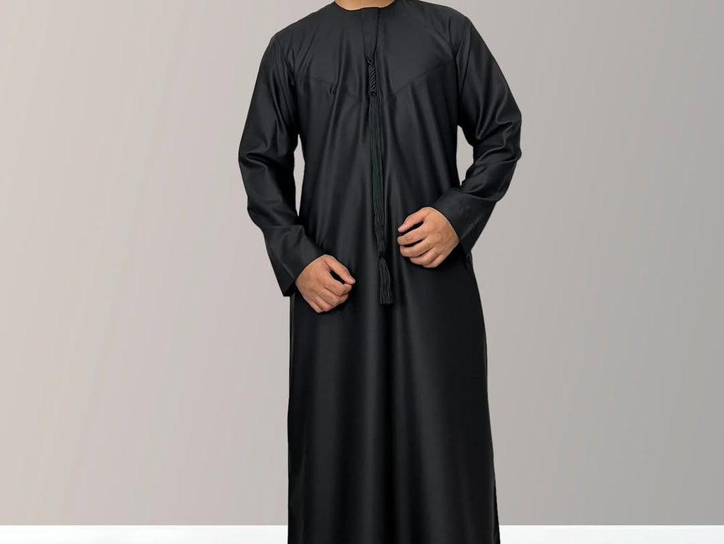 Black Men Emirati Thobe