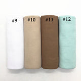 27 color High quality jersey scarf cotton plain elasticity shawls maxi hijab