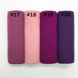 27 color High quality jersey scarf cotton plain elasticity shawls maxi hijab