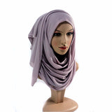 27 color High quality jersey scarf cotton plain elasticity shawls maxi hijab