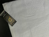 White Palestinian Arab Muslim Islam Prayer Shawl Arafat Head Scarf