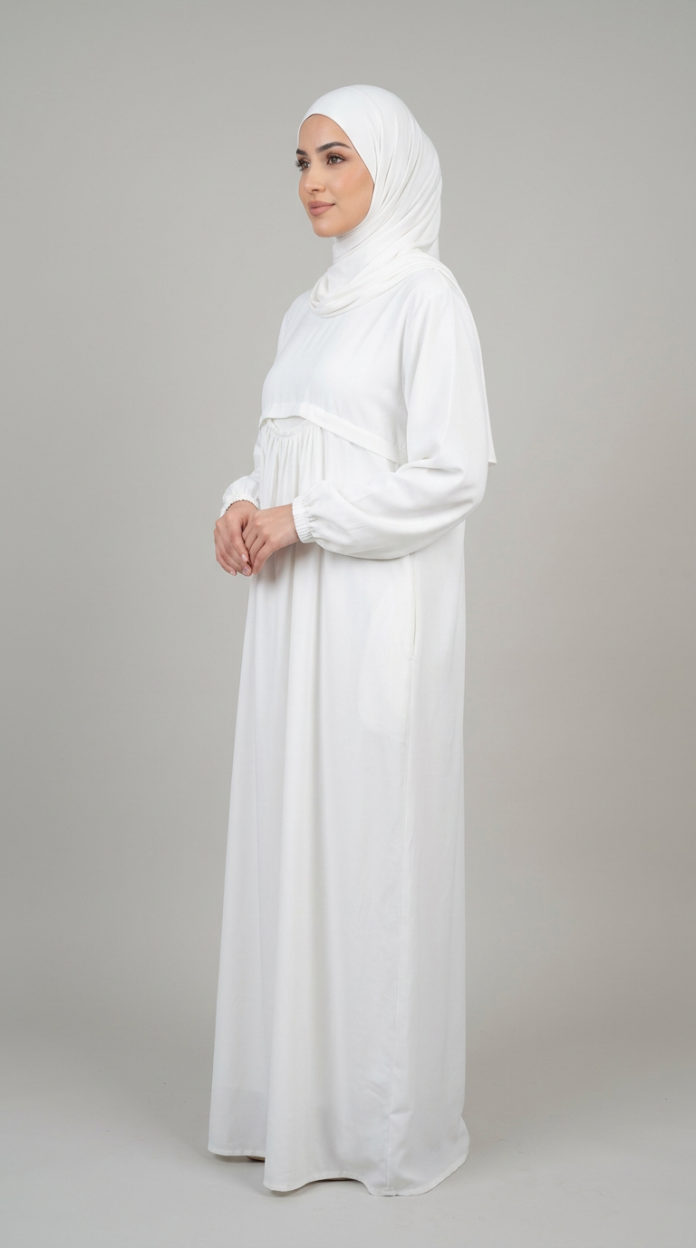 Mother Front Pocket Abaya (H-10)
