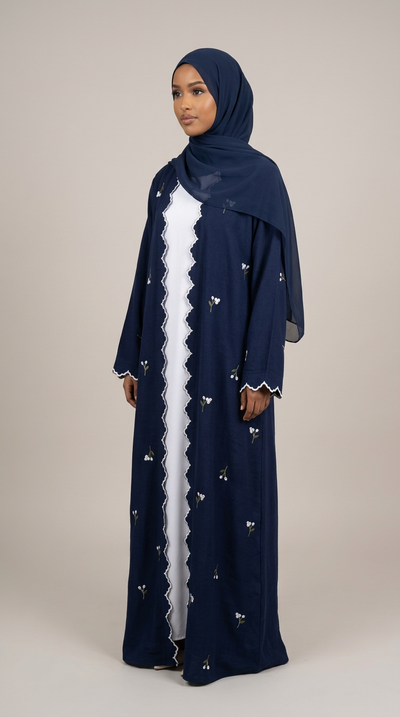 Mini floral Abaya