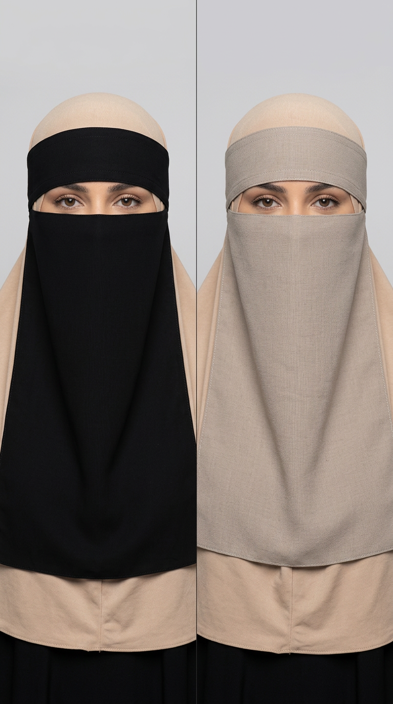 Double Side Niqab 04