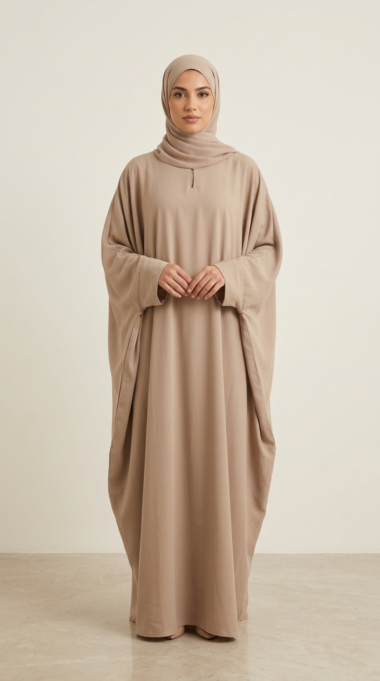 Big Plain Abaya for women, product photo 4 | Peace & Co. Boutique