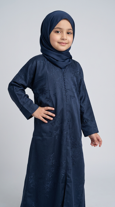 Daughter Moonstone modest abaya for girls, product photo 3