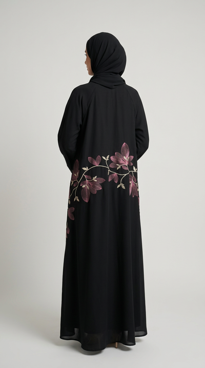 Women Colorful Stitch Abaya for women, product photo 10 | Peace & Co. Boutique