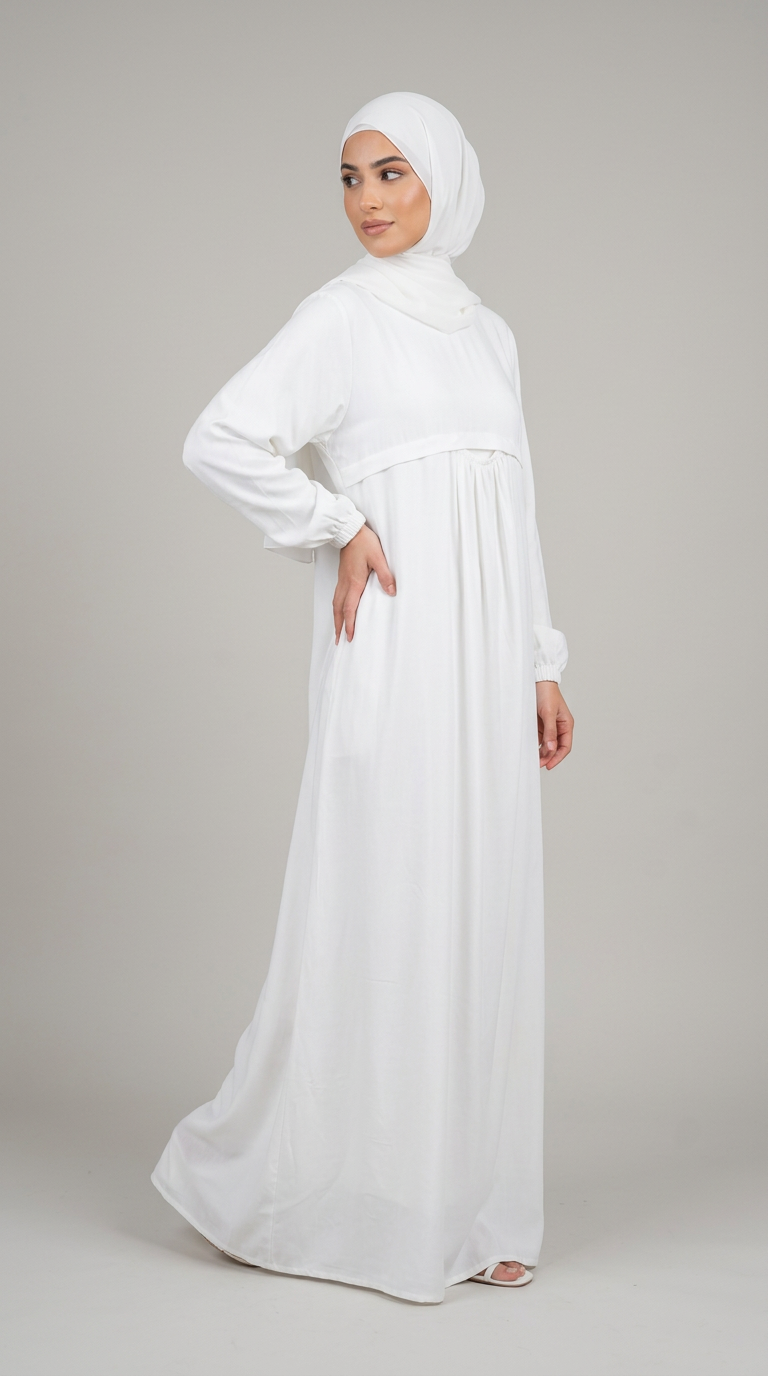 Mother Front Pocket Abaya (H-10)