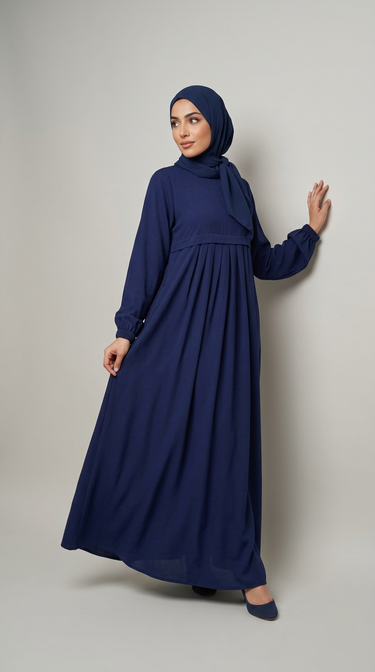 Mother Front Pocket Abaya (H-10)