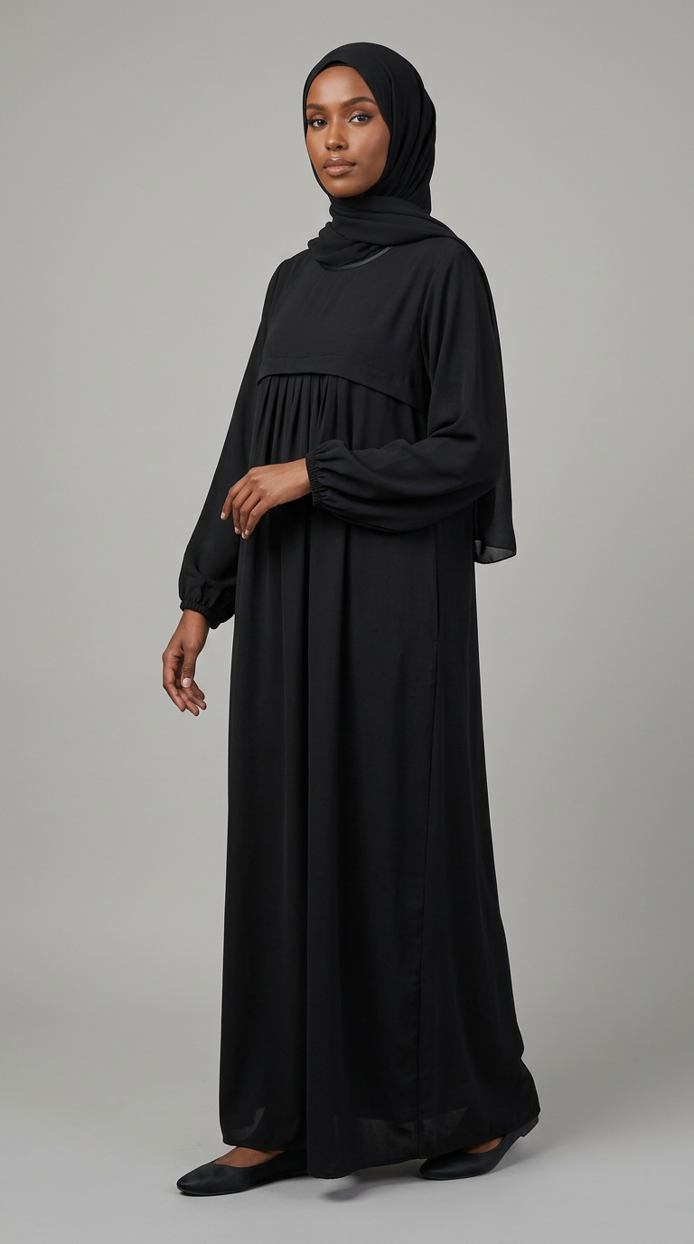 Mother Front Pocket Abaya (H-10)