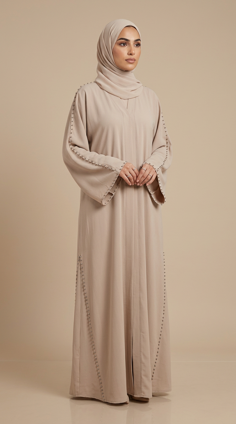 Dreamy Creamy Abaya (H-6)