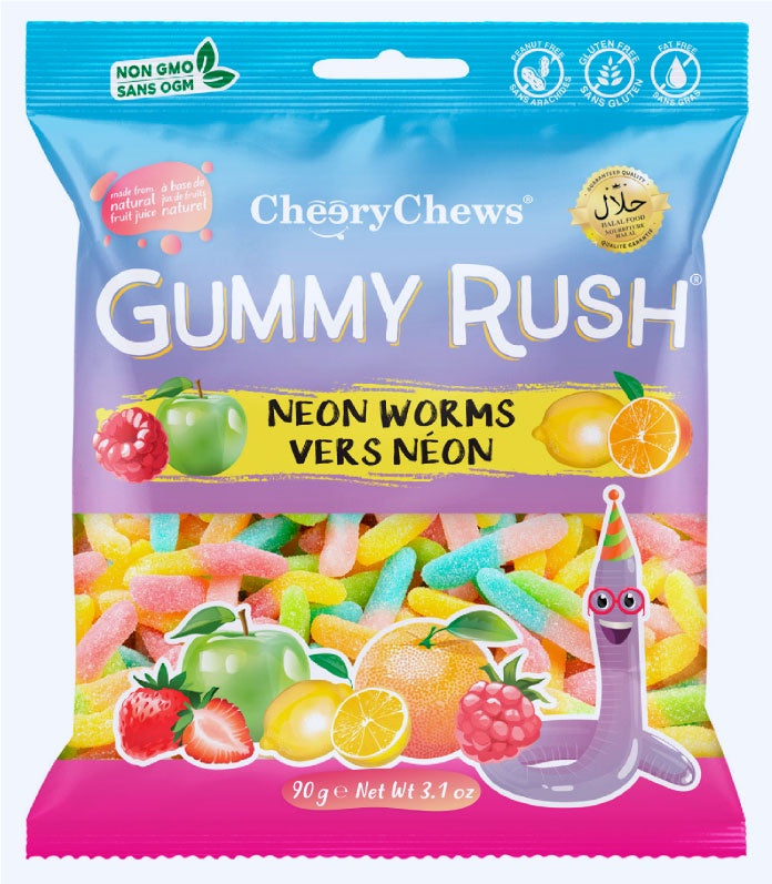 Gummy Rush-NEON WORMS