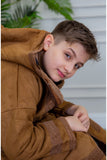 Brown Youth Farwah Shamwa Cap