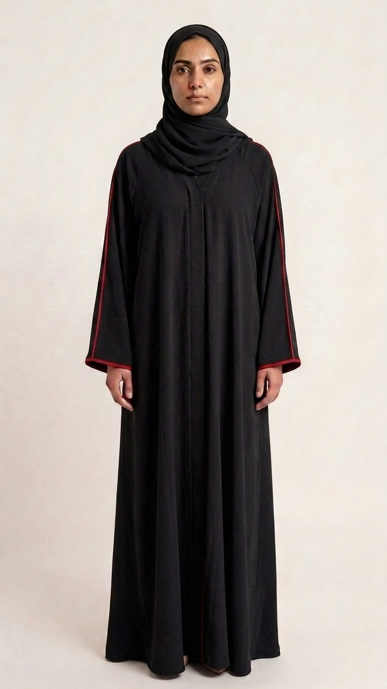 MIX SIDE STRIP ABAYA