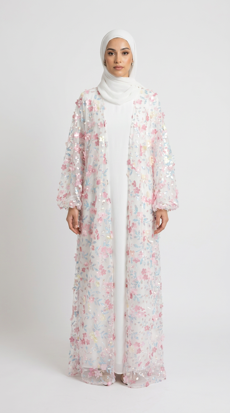 NET GIRLY PICK ABAYA (F-9)