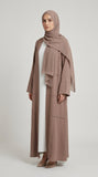 Corduroy Cuff Abaya