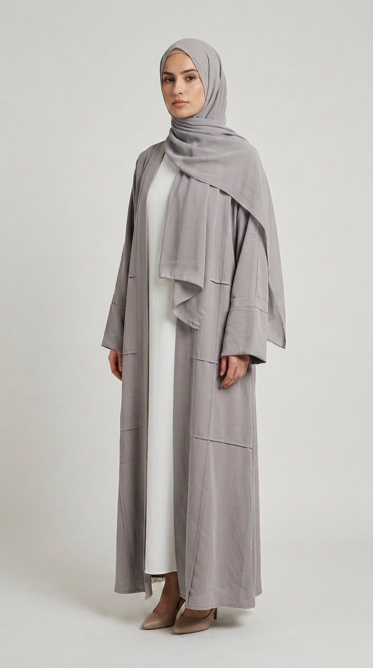 Corduroy Cuff Abaya
