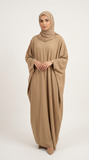 Brown Piece Inner Tie Abaya