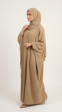 Brown Piece Inner Tie Abaya