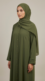 Linen Texture Abaya
