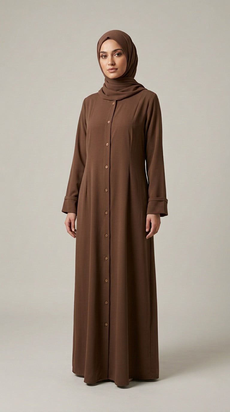 Linen Texture Abaya