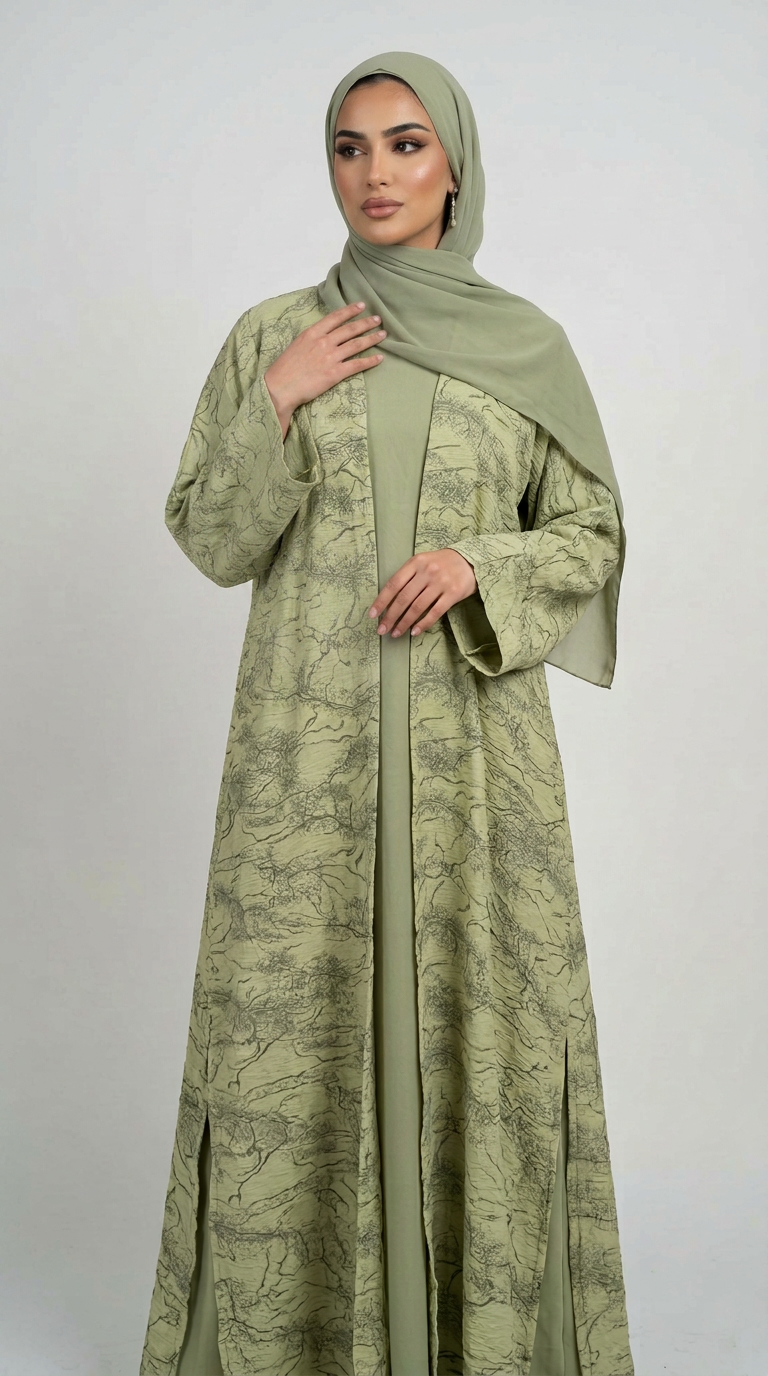 Fall Line Modal Abaya