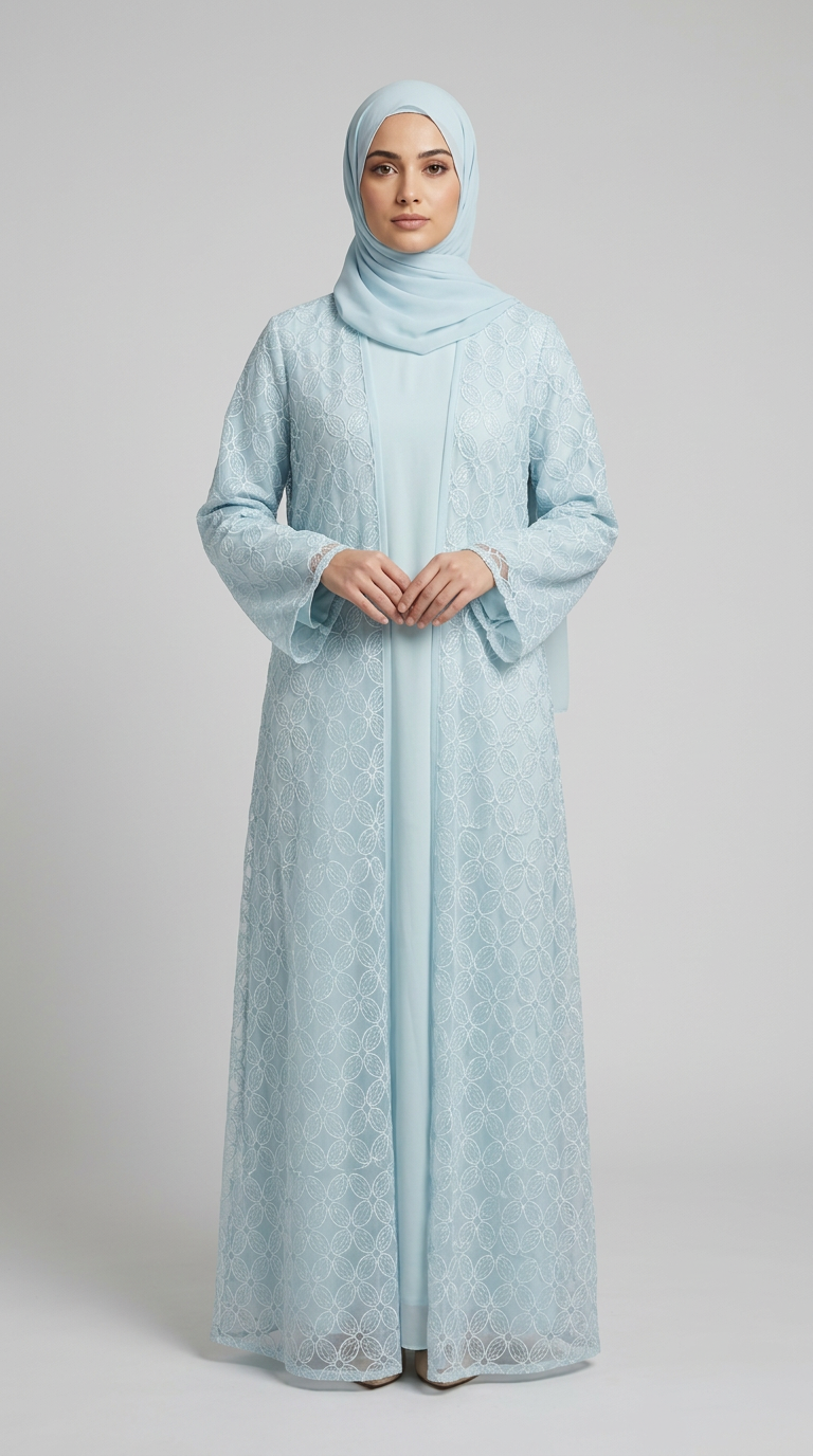 SKY NIGHT MOMMY ABAYA(F-6)