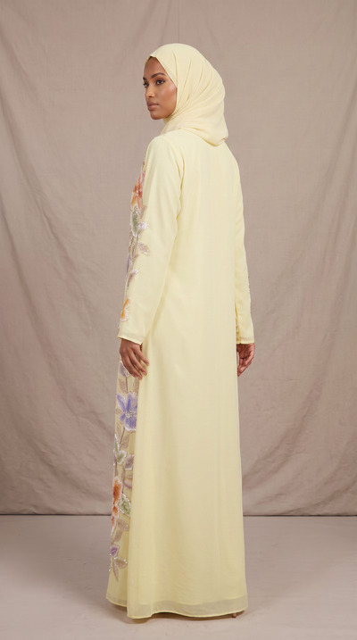 KORO FLOWER ABAYA(F-16)