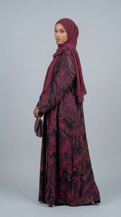 TIE DYE LOOK ABAYA-MOMMY