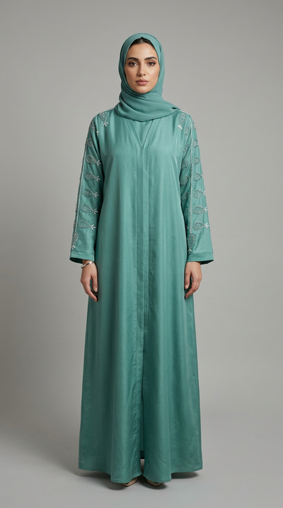 ARM STONE WORK ABAYA