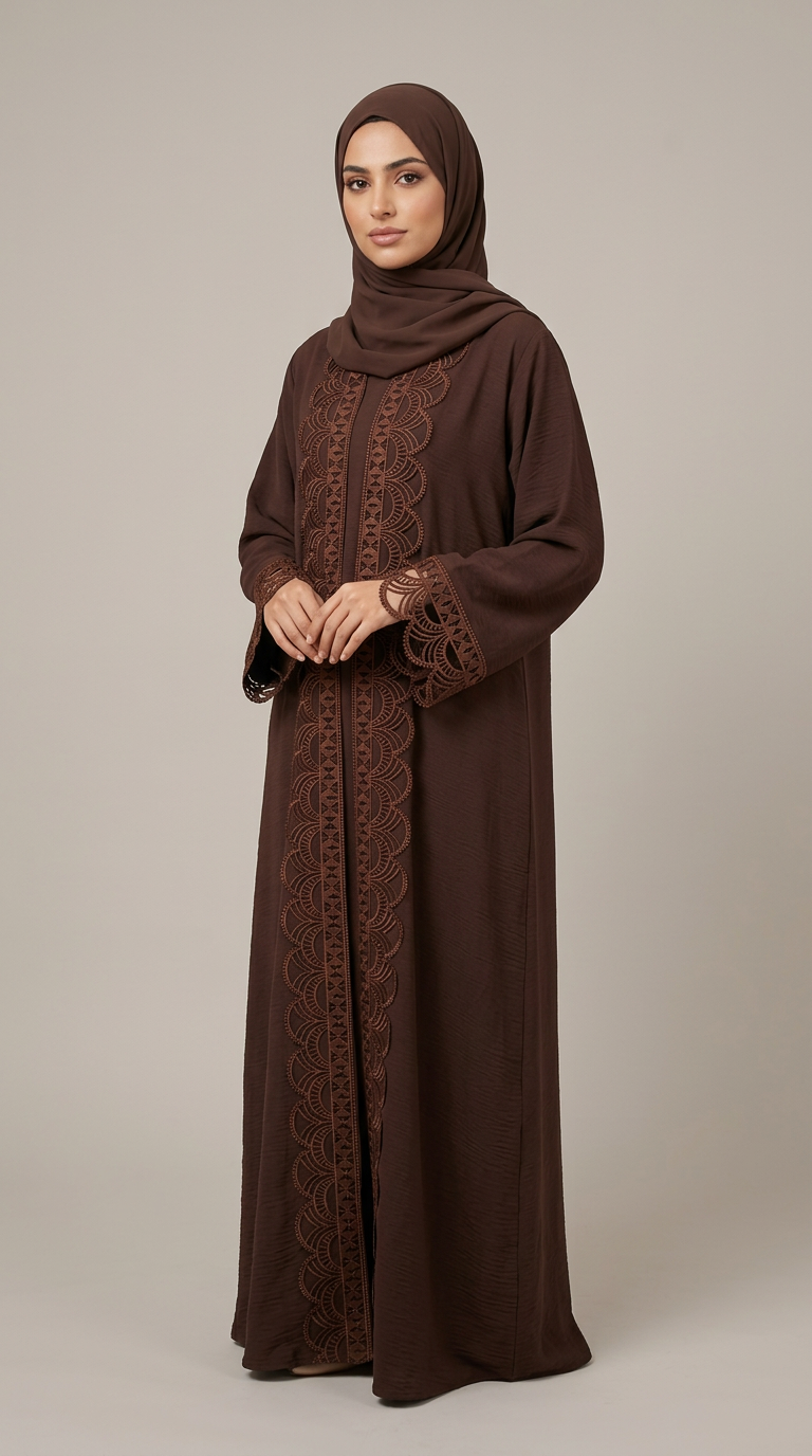 Pinky haha Mommy Abaya