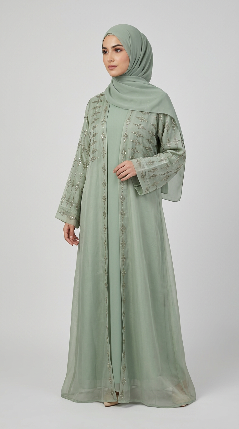 HAPPY Shaw CRASTAL ABAYA MOTHER-D-2