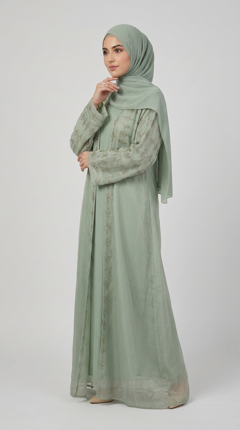 HAPPY Shaw CRASTAL ABAYA MOTHER-D-2