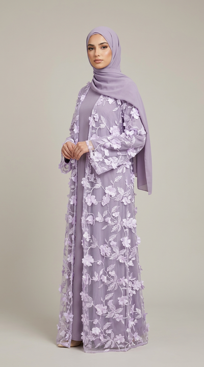 NET FANCY CARE ABAYA(AA3)