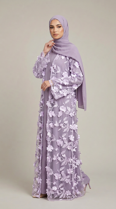 NET FANCY CARE ABAYA(AA3)