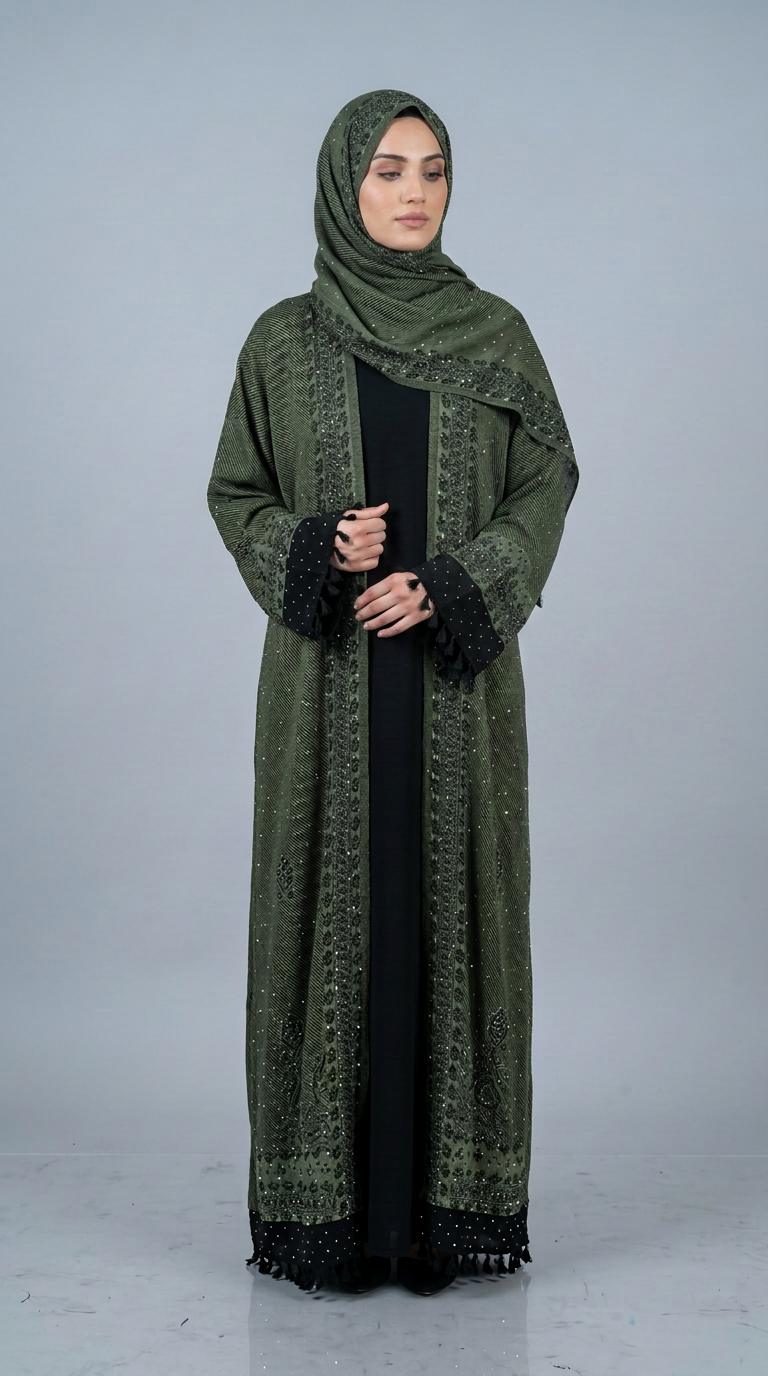 Pashmina Line Abaya