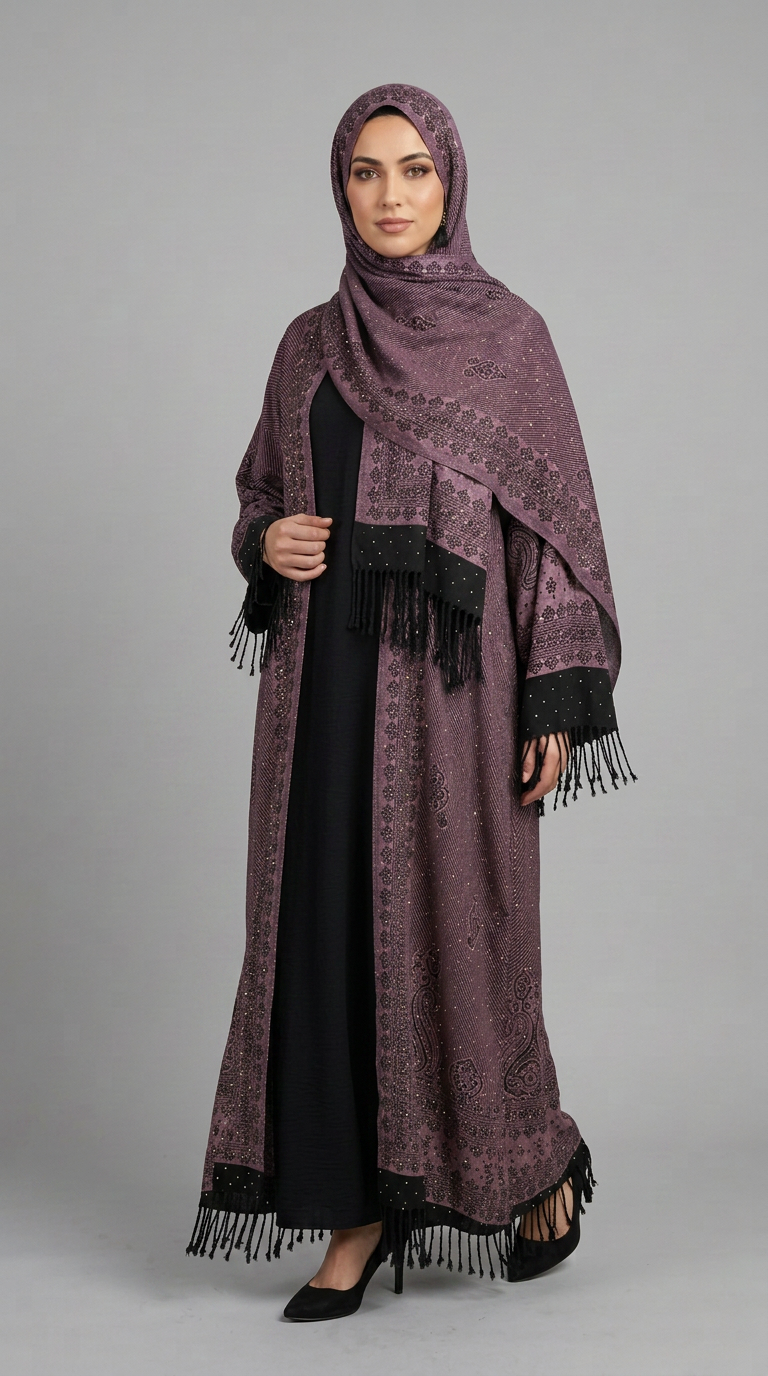 Pashmina Line Abaya