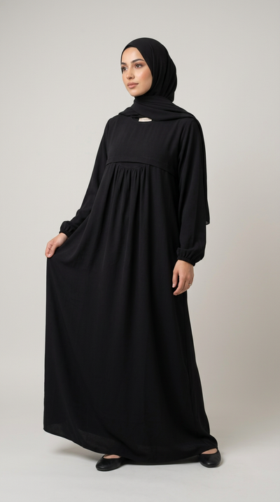 Mother Front Pocket Abaya (H-10)