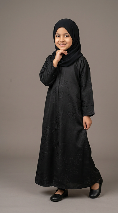 Daughter Moonstone modest abaya for girls, product photo 2
