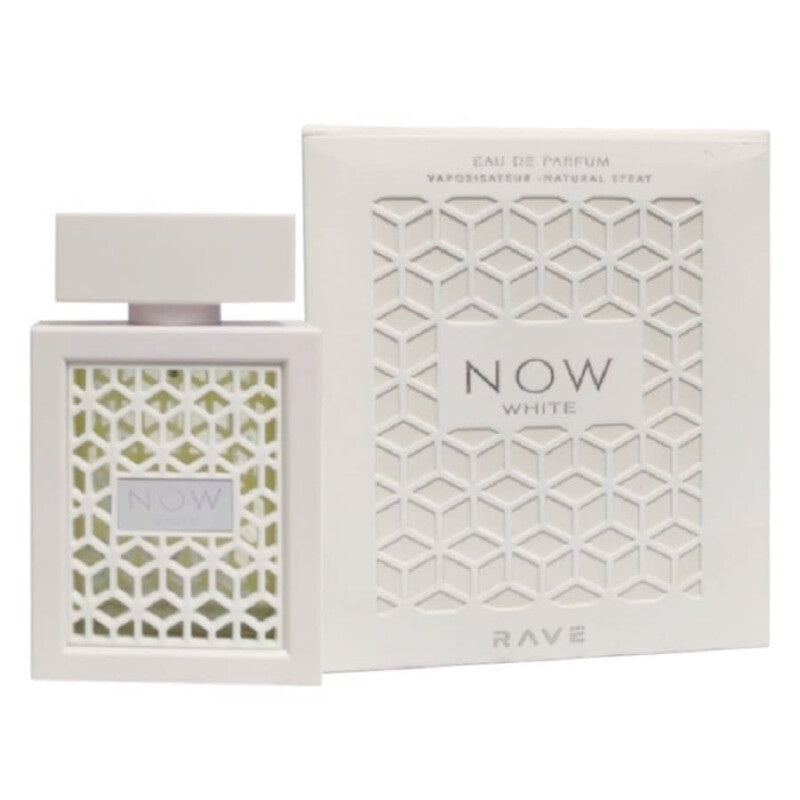 Rave Now White By Lattafa Eau De Parfum Spray