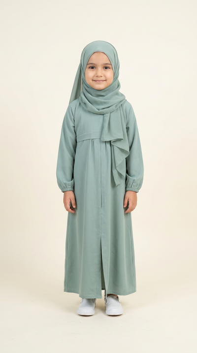 Daughter Front Pocket Abaya (H-11)
