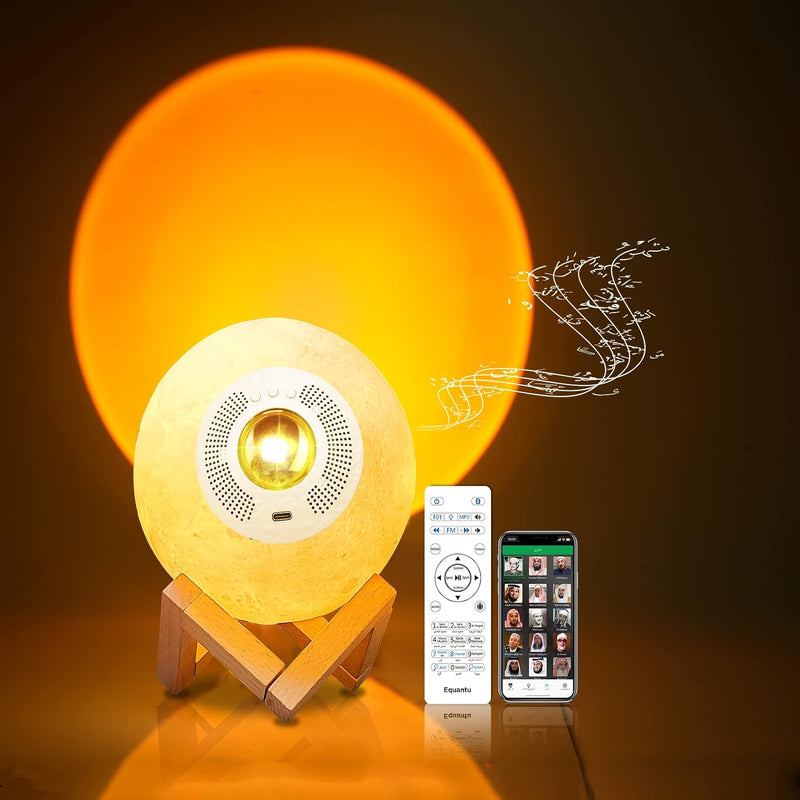 Moon Quran Lamp Bluetooth Speaker